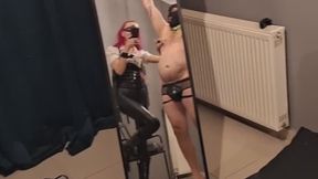 000026 Goddess Vida torments her chained puppy