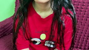 My Desi sexy stepsister gets very happy to fucking with me