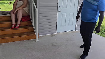 The neighbour gave me a big load of warm welcome to the community - BBW SSBBW creampie pussy, big fat ass, fat pussy, big Booty white girl, thick ass Pawg Milf, fat pussy, black cock cum, BBW pussy