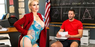 NaughtyAmerica: Enormous jugg blonde Casca Akashova gets nasty in the classroom on faptube