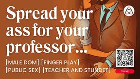 ASMR Audio Porn: Dominant Male Teacher Fucks His Student in The Class – Erotic Audio for Women