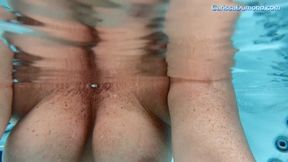 Mermaid in the hot tub