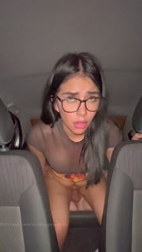 MY FIRST TIME FUCKING WITH A STREET&nbsp; IN THE CAR (REAL)