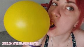 Session Inflating Balloons with Puffy Cheeks!