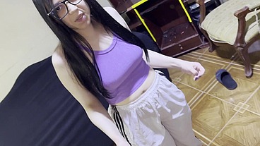 On the Couch Where It All Started, I Hook up with My Hot Step-cousin Whenever We're Left Alone POV