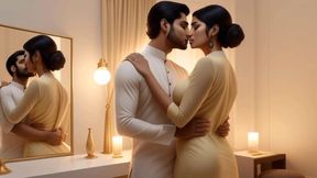 Tight Pussy Indian Stepmom agrees to share bed with stepson