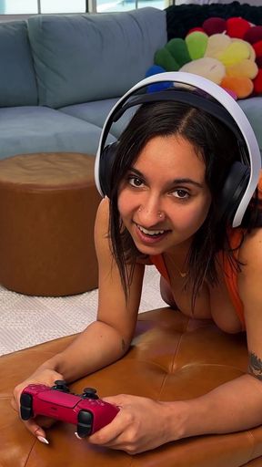 Spectacular moment from &quot;Free Use Gamer Girl - Hailey Rose Gets Used And Facialed&quot;