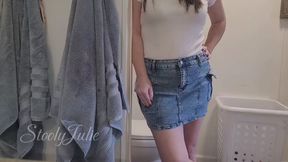 Stepmommy Catches You Sniffing Her Dirty Panties