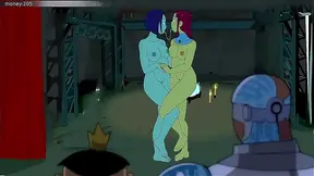 Luscious Anime Lesbians Ignite Steamy Yuru Romance in 18 Titans S2E55