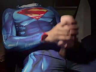 Superman fucking with toy&period;