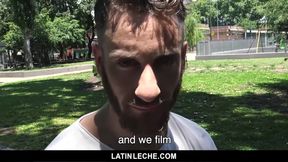 LatinLeche - Heterosexual Mexican Dude Suggested Cash to Poke and Deepthroat on Camera