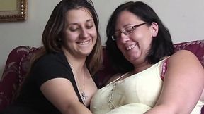 Busty BBW Lesbians Scissoring the Fuck Out of Each Other