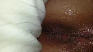 Solo girl video of amateur whore masturbating with dildo