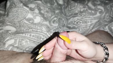 My long pointy nails make his little dick so hard *cumblast*