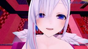 Slutty VTuber Amane Kanata gets destroyed in filthy secret&#x1F92B; room hardcore gangbang.