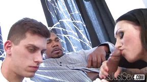 Black and Inked: Lulu′s Big Cock Threesome Fantasy