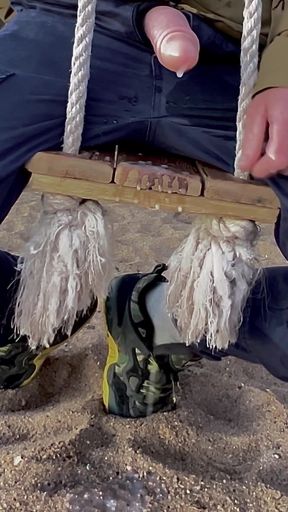 Massives on a Beach Swing.