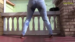olivia kasady pissing skintight jeans omorashi