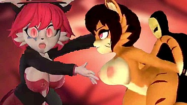 WATCHING SO MUCH FURRY SEX I'M LOSING MY MIND! - In Heat: Nightclub