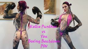 Kellie Panther vs You Boxing Beatdown POV