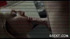 Hot sexy amsterdam gets her bald vagina pounded hard