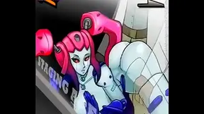 Pink-Haired Android Pleasures Her Lover in Hot Hentai Encounter