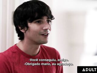 ADULT TIME - Eliza Ibarra Puts Wrong Glasses & Bangs Her Stepbro Instead Of BF! PORTUGUESE SUBTITLES