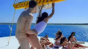 realagent - Fun And Orgy On A Yacht