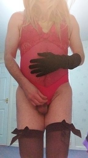 Blonde Sissy Cums Dreaming BBC