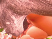 Furry Оборотень этот монстр сделал лесбиянкам безумный сквирт Yiff