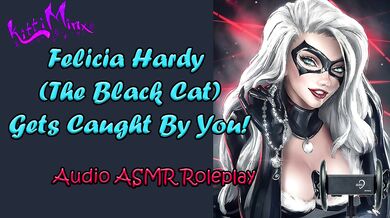 ASMR - Felicia Hardy ( The Black Cat ) Gets Caught By You And Tries To Escape! Audio Roleplay
