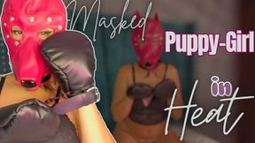 Masked Puppy Girl In Heat