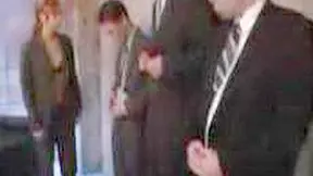 Unleashed Lust - A dozen horny guys ravage innocent Oriental girl face with cum