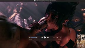 Thicc Fat Ass Juri Rides Your Cock in Her New Workout, Goth Shadowheart Blows Your Cock for Cum