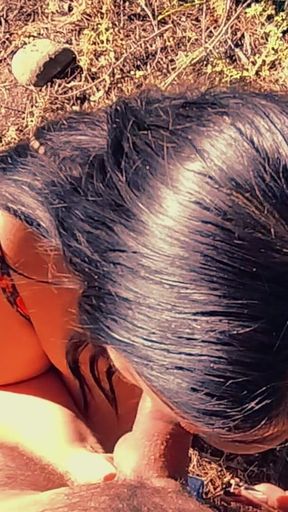 Stepmom Fucks Outdoors, Solo Fans Slow Motion, POV Blowjob