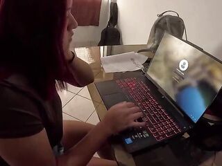 Kamila arrives home and the 1st thing that babe thinks about is having sex.
