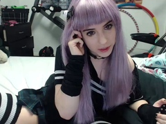 British amateur teen in stockings