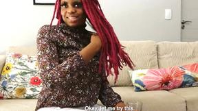 ”Buxom African wannabe model visits audition where fake promises were made”