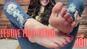 Festive Foot Fetish JOI