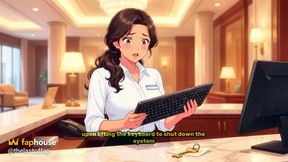 Hotel Employee Cheating Wife Rides Permanent Guest While Boyfriend Watches Netorare Hentai