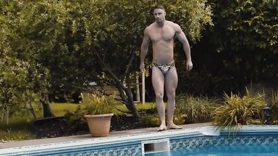 Gorgeous Pool Boy Gets Fucked Hard By Big Hunk