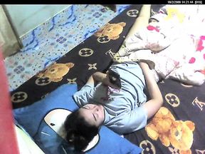 When the wife is home alone..3