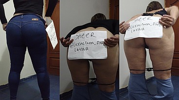 MADURA HACIENDO STRIPTEASE PARA SHEER