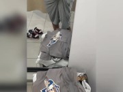 UNDRESSING ROOM - Riscky masturbation over mirror
