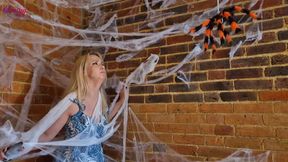 lil missy uk housewife trapped in a web bondage porn video