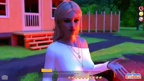 Teen Lovers Ignite Hot Camping Encounter Under Starlight in Wild 3D Fantasy