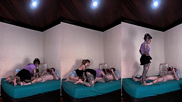 nos bastidores dando o cuzinho pro boy da amiga