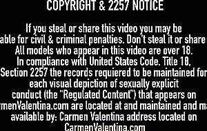 Pussy Lover Carmen Valentina StrapOn Fucked By Amber!