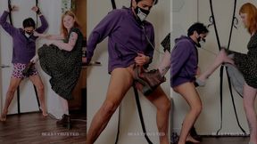 Kay’s Doc Marten Ballbusting in a Dress! Amateur CBT