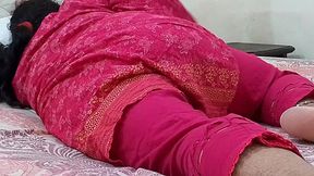 Hot Indian stepmom was enjoying solitude and I took advantage of the opportunity